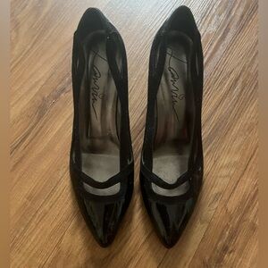 Lanvin patent leather ribbon heels, size US10 Eur40